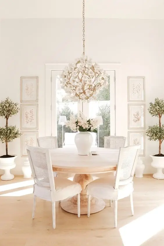 flower globe chandelier