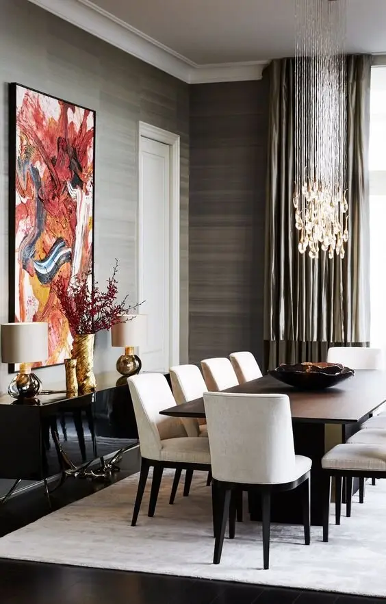 falling bulbs chandelier