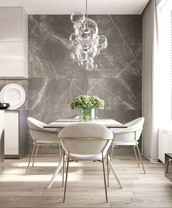 luxurious bubble chandelier
