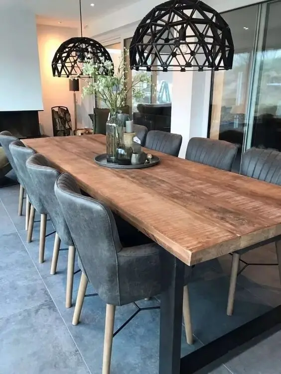 rustic dining room