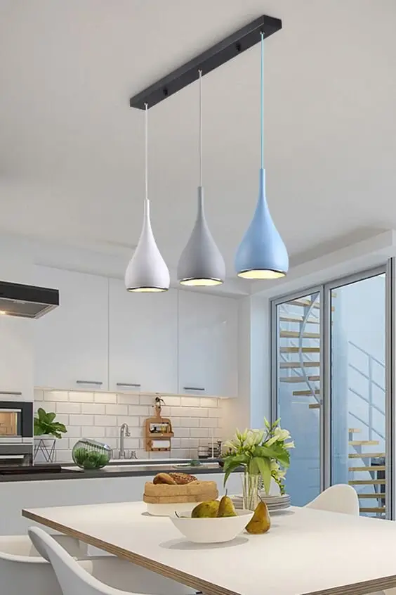 Scandinavian pastel pendant lights