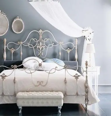 iron bedframe
