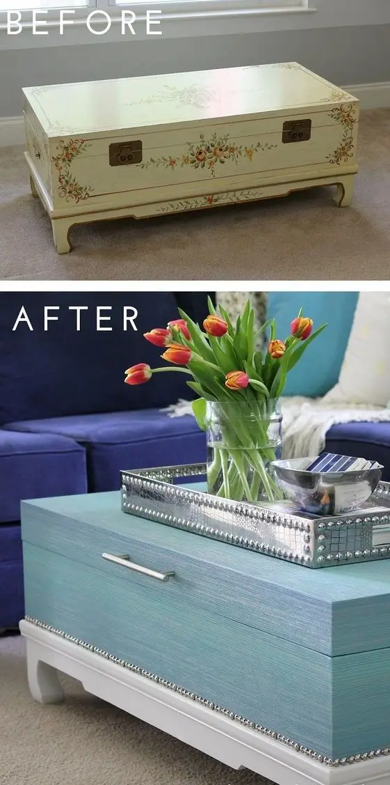 trunk makeover before after
