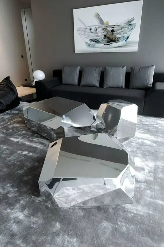 mirror rock coffee tables