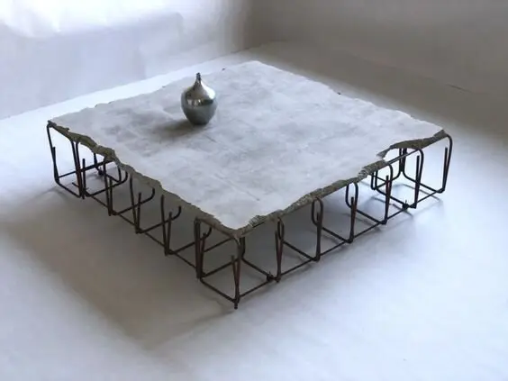 concrete coffee table