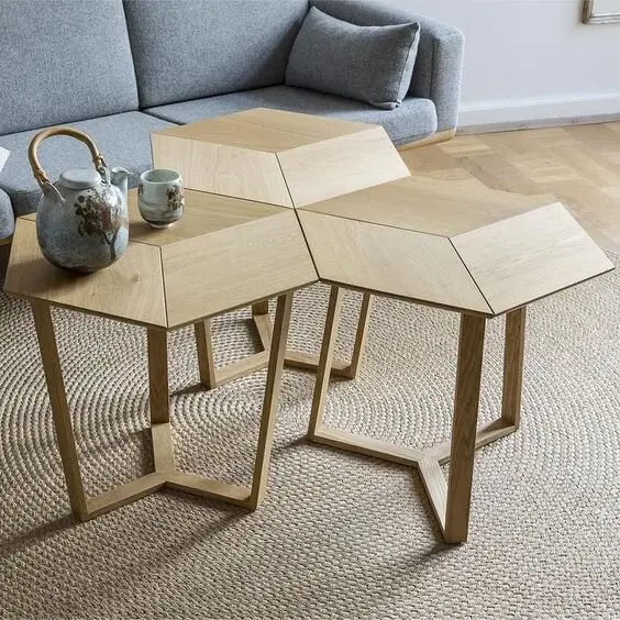 modern wood coffee table