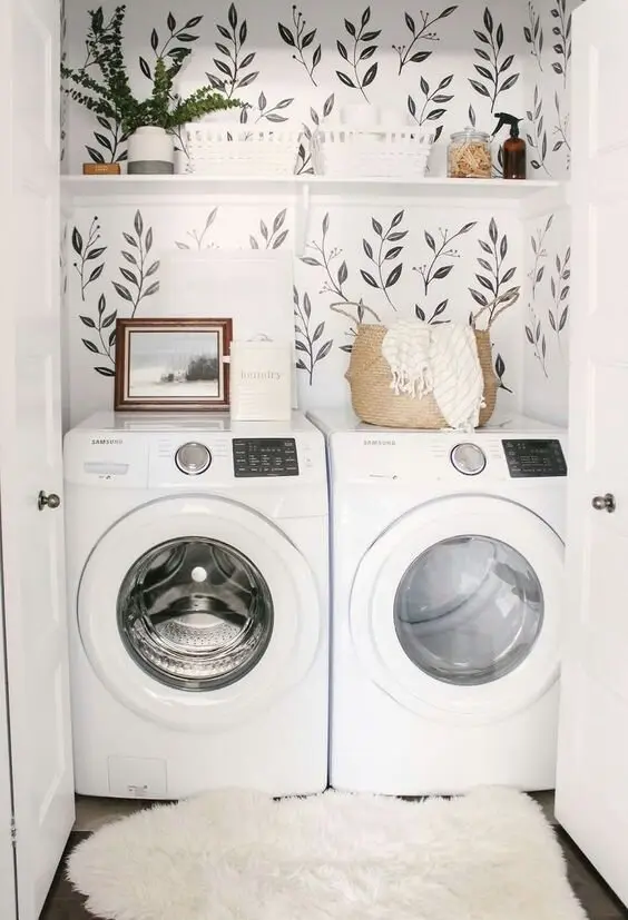 tiny laundry room