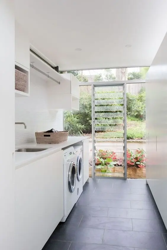 modern laundry room