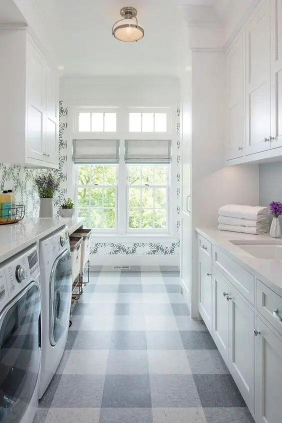 elegant charming laundry room