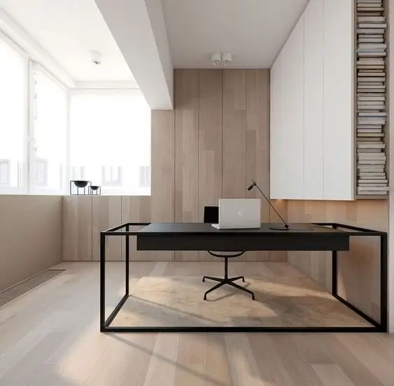 modern minimalist home office