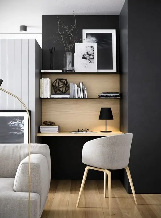 modern hallway home office