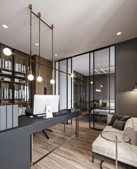 sophisticated modern home office