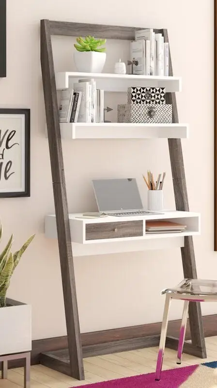 The Ladder Desk minimalist home office: Functional, efficient, modern. The ladder desk is an innovative option to set up a