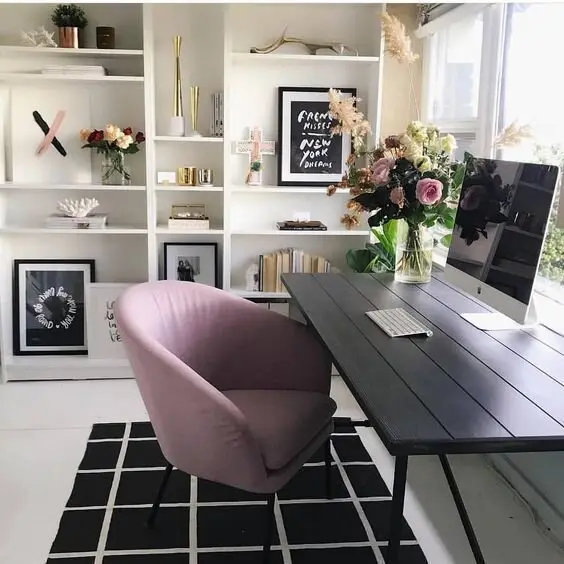 modern farmhouse home office