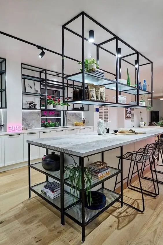 modern industrial kitchen
