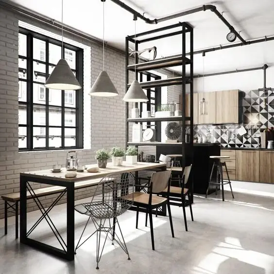 modern scandinavian kitchen