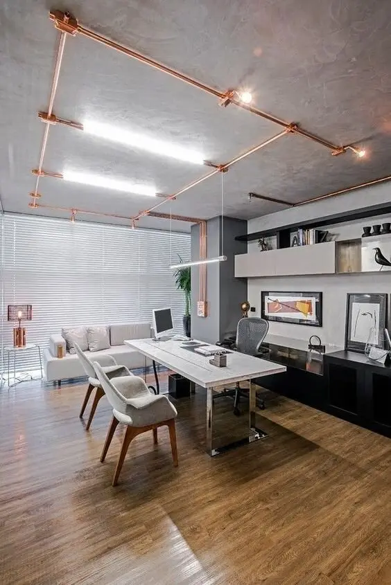modern chic home office