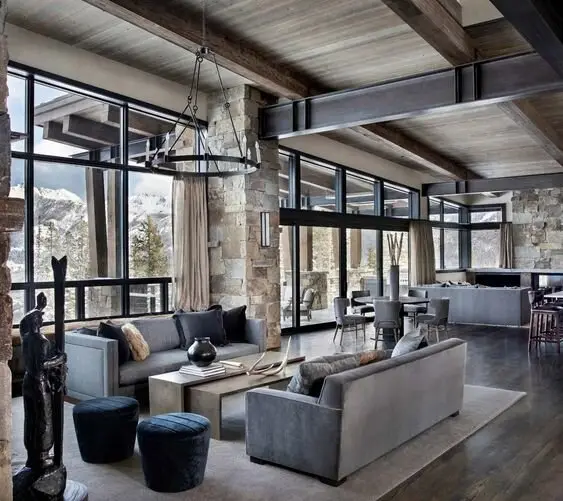 elegant grey interior design
