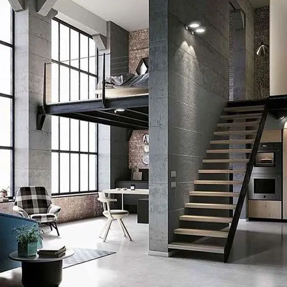modern bachelors loft