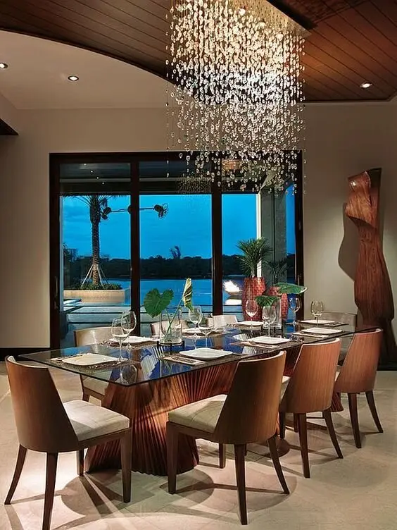 rain crystal chandelier