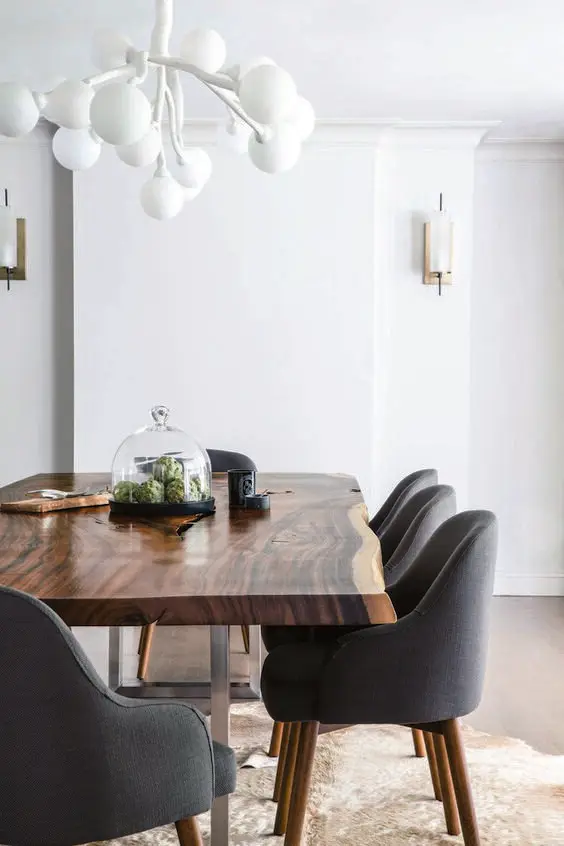 white bubble chandelier