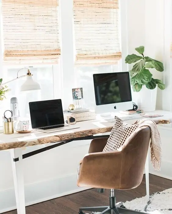 charming modern home office