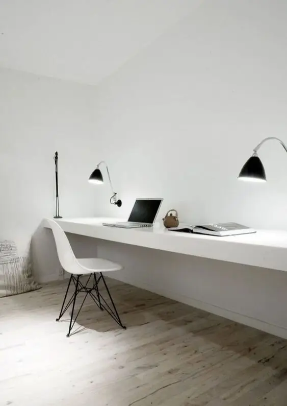 modern minimalist home office