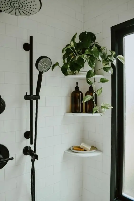 shower corner shelves