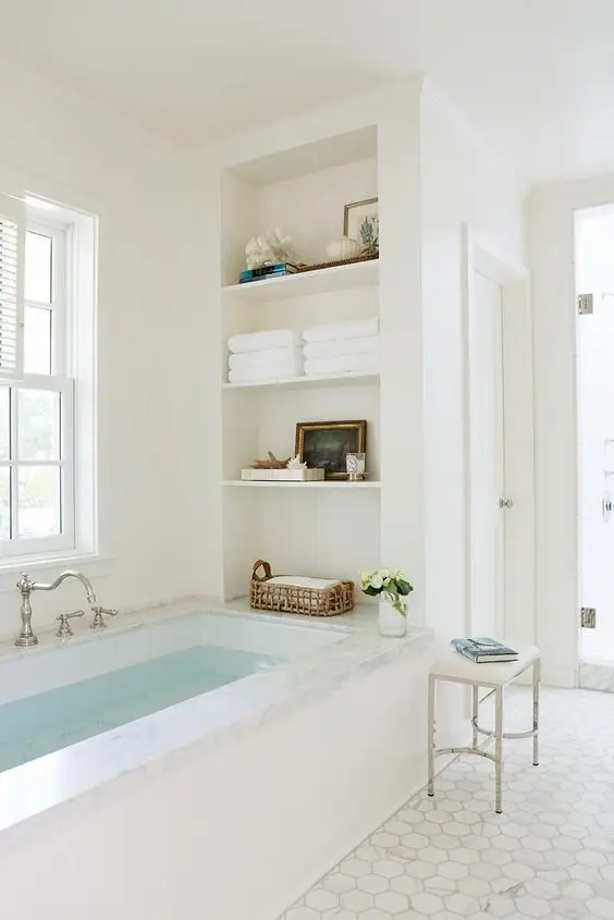 white elegant bathroom