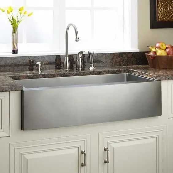grey farmhouse kichen sink