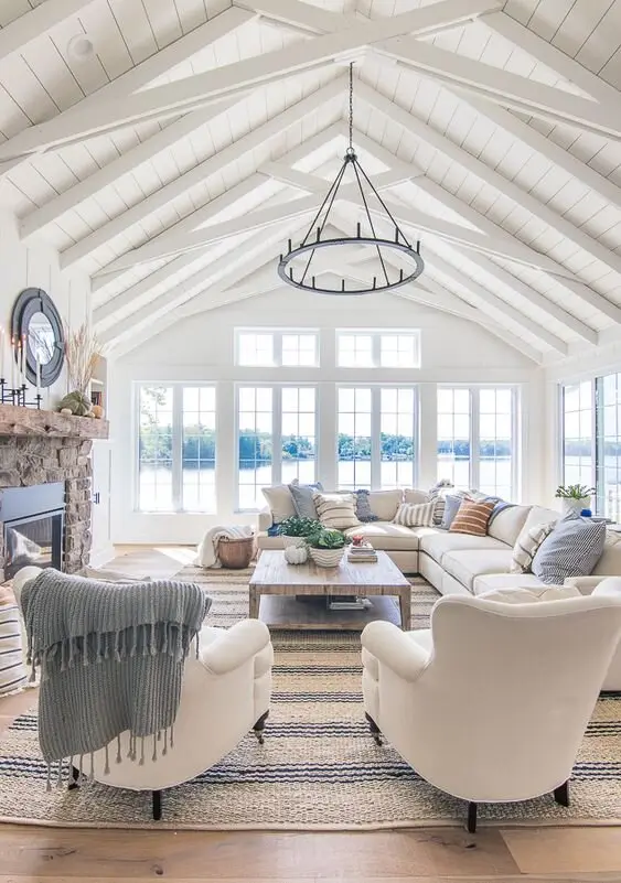 bright seafront cottage