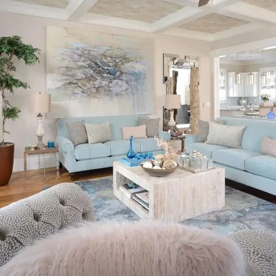 glam seaside cottage