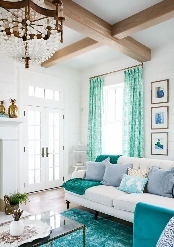 coastal cottage living room