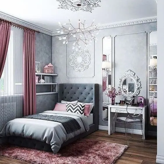 luxurious girls bedroom