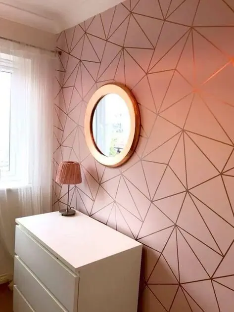 metallic pink wallpaper