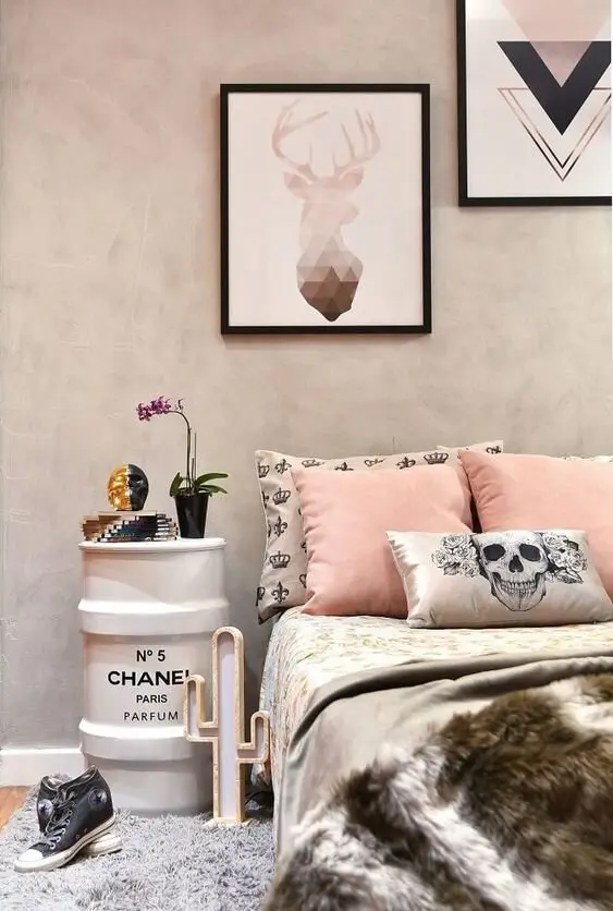 modern girls bedroom