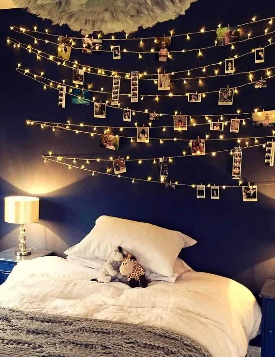 bedroom fairy lights