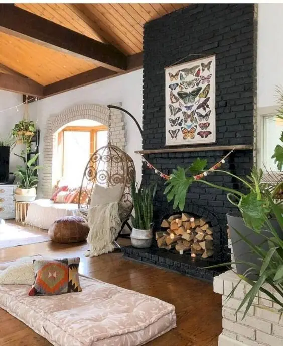 boho chic living room