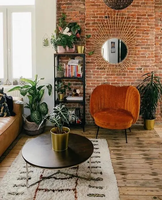 rustic bohemian interiors