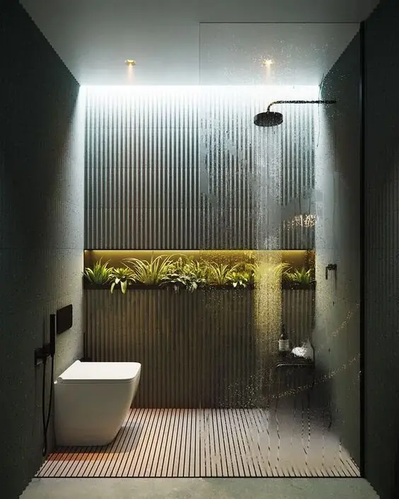 modern luxurious bathroom