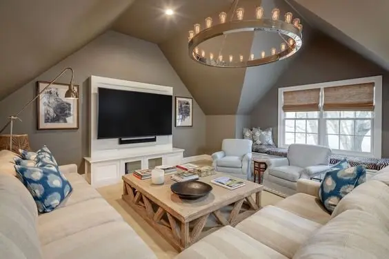 cottage media room