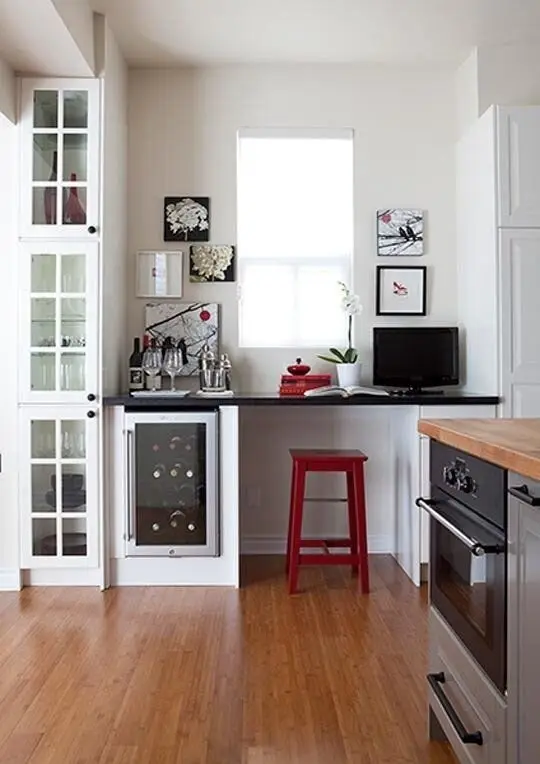 kitchen office nook