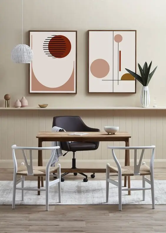 modern minimalist home office