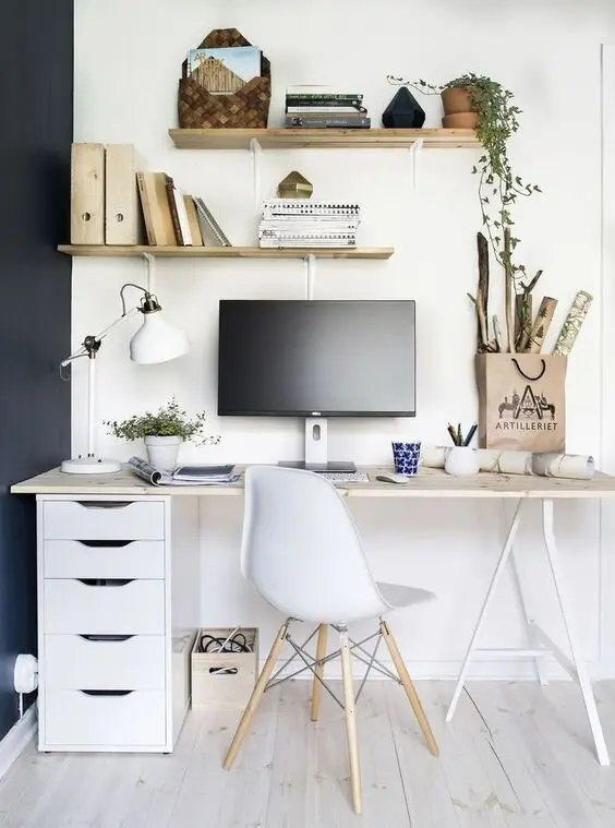 trendy modern home office