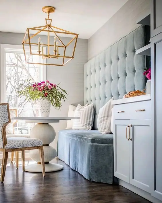 elegant breakfast nook