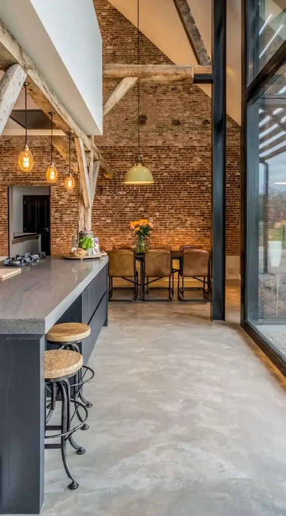 luxurious industrial kitchen