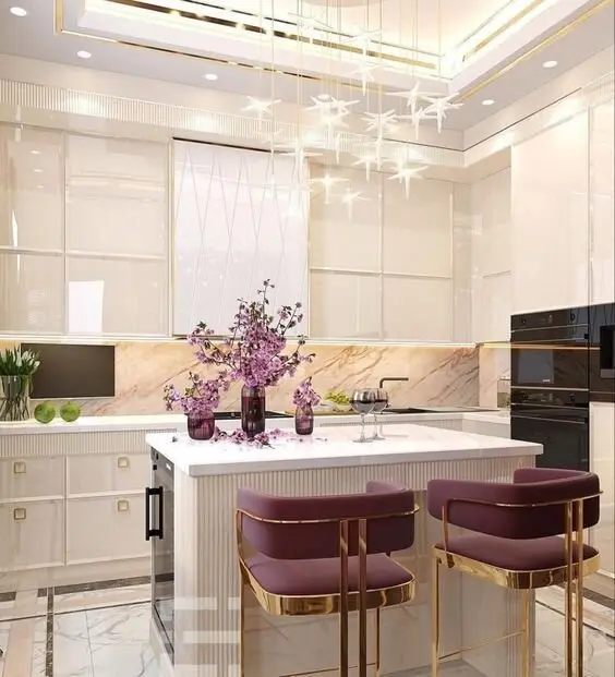 luxurious small kitchen