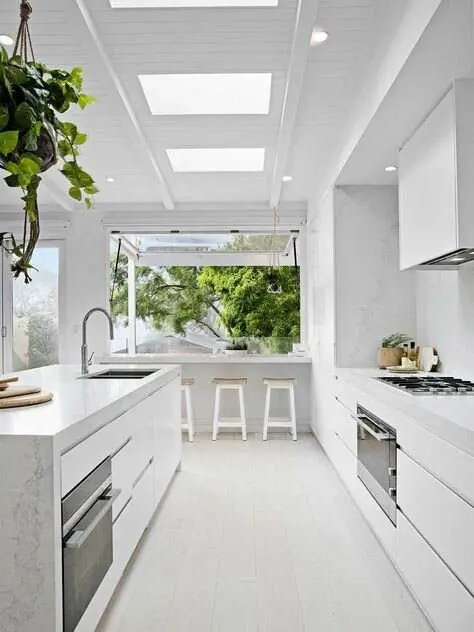 white modern kitchen