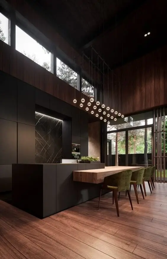 luxurious rustic kitchen
