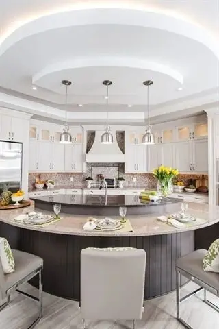 circular kitchen island